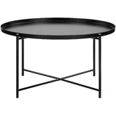 Temple &amp; Webster Maximus Steel Coffee &amp; Side Table Set