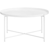 Temple &amp; Webster Maximus Steel Coffee &amp; Side Table Set