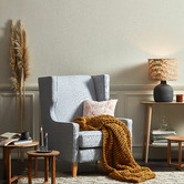 Temple &amp; Webster Sabi Black Terracotta Table Lamp