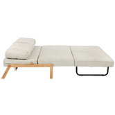 Temple &amp; Webster Brad Upholstered Double Sofa Bed