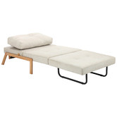 Temple &amp; Webster Brad Upholstered Single Sofa Bed