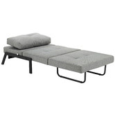 Temple &amp; Webster Brad Upholstered Single Sofa Bed