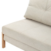 Temple &amp; Webster Brad Upholstered Double Sofa Bed