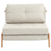 Temple &amp; Webster Brad Upholstered Single Sofa Bed