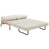 Temple &amp; Webster Brad Upholstered Double Sofa Bed