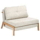 Temple &amp; Webster Brad Upholstered Single Sofa Bed