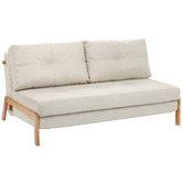 Temple &amp; Webster Brad Upholstered Double Sofa Bed
