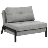 Temple &amp; Webster Brad Upholstered Single Sofa Bed