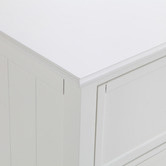 Temple &amp; Webster White Hamptons 6 Drawer Chest
