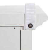 Temple &amp; Webster White Hamptons 6 Drawer Chest