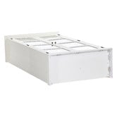 Temple &amp; Webster White Hamptons 2 Door Display Cabinet