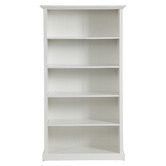 Temple &amp; Webster White Hamptons Large Closed Bookshelf