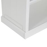 Temple &amp; Webster White Hamptons Large Closed Bookshelf