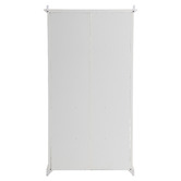 Temple &amp; Webster White Hamptons Large Closed Bookshelf