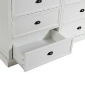 Temple &amp; Webster White Hamptons 6 Drawer Chest