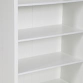 Temple &amp; Webster White Hamptons Large Closed Bookshelf