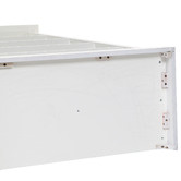 Temple &amp; Webster White Hamptons Large Closed Bookshelf