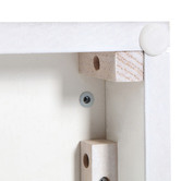 Temple &amp; Webster White Hamptons 2 Drawer Console Table