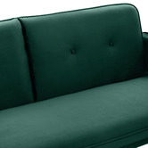 Temple &amp; Webster Chelsea 3 Seater Velvet Sofa Bed