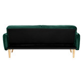 Temple &amp; Webster Chelsea 3 Seater Velvet Sofa Bed