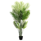 Temple &amp; Webster 150cm Potted Faux Areca Palm Plant