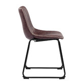 Temple &amp; Webster Ski-Leg Dining Table &amp; Phoenix Vintage-Style Dining Chair Set
