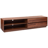 Temple &amp; Webster 180cm Walnut Rhet TV Unit