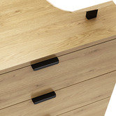 Temple &amp; Webster Tessa Wardrobe &amp; Drawers with Mirror