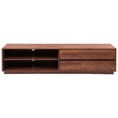 Temple &amp; Webster 180cm Walnut Rhet TV Unit