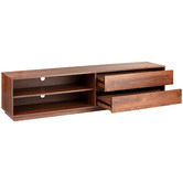 Temple &amp; Webster 180cm Walnut Rhet TV Unit