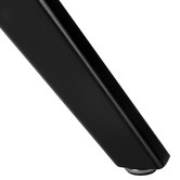 Temple &amp; Webster 120cm Black Anders Round Glass-Top Dining Table
