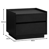 Temple &amp; Webster Rhet Bedside Table