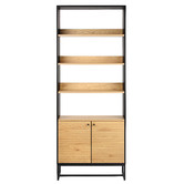 Temple &amp; Webster Large Reynold Lines Bookshelf