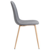 Temple &amp; Webster 4 Seater 100cm Anders Dining Table &amp; Milford Dining Chair Set