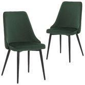 Temple &amp; Webster Brahms Velvet Dining Chairs