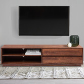 Temple &amp; Webster 180cm Walnut Rhet TV Unit