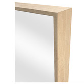 Temple &amp; Webster Blonde Block Full Length Mirror