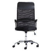 Temple &amp; Webster 140cm Carnegie Office Desk &amp; High Back Mesh Office Chair Set