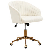 Temple &amp; Webster Gatsby Velvet Home Office Chair