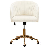 Temple &amp; Webster Gatsby Velvet Home Office Chair