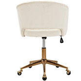 Temple &amp; Webster Gatsby Velvet Home Office Chair