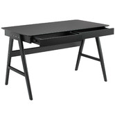 Temple &amp; Webster Black Torsby Office Writing Desk