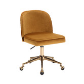 Temple &amp; Webster Juliet Velvet Home Office Chair