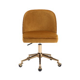 Temple &amp; Webster Juliet Velvet Home Office Chair