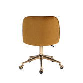 Temple &amp; Webster Juliet Velvet Home Office Chair