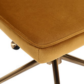 Temple &amp; Webster Juliet Velvet Home Office Chair