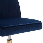 Temple &amp; Webster Juliet Velvet Home Office Chair