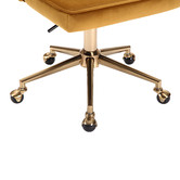 Temple &amp; Webster Juliet Velvet Home Office Chair