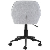 Temple &amp; Webster Grey Kinsey Fabric Office Chair