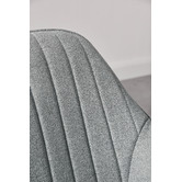 Temple &amp; Webster Grey Kinsey Fabric Office Chair